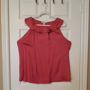 Banana Republic Women's Silky Top ~ Size L ~ Hot Pink ~ EUC ~